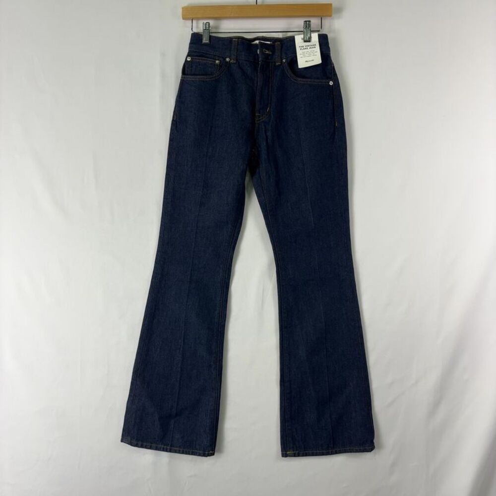 Madewell Dark Blue Flare Jeans
